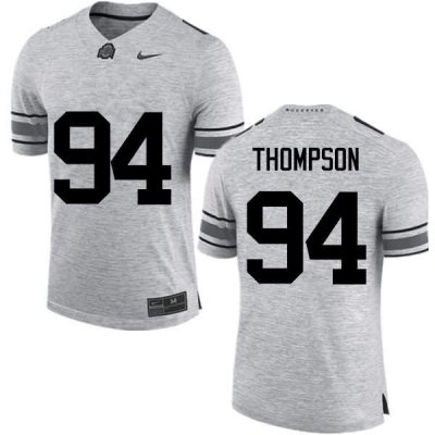 Men's Ohio State Buckeyes #94 Dylan Thompson Gray Nike NCAA College Football Jersey Winter CVC4344FK